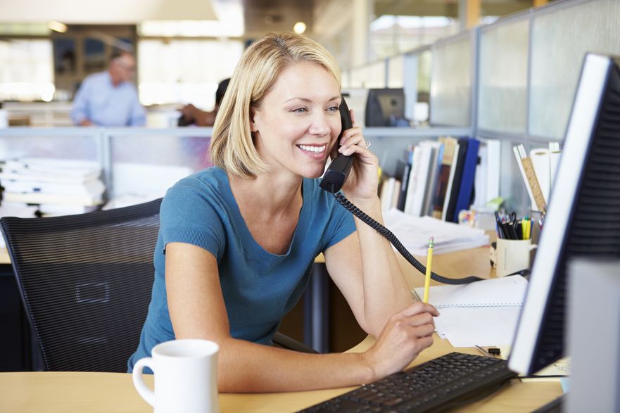 Woman on Phone